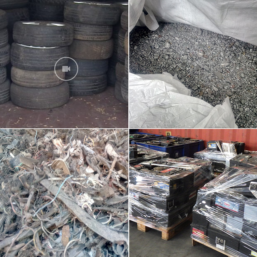 Exportations illégales de plus de 400 tonnes de déchets stoppées au mois d&#039;avril